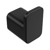 Boheme Qubic Крючок для полотенец одинарный, подвесной, цвет: black 10726-B