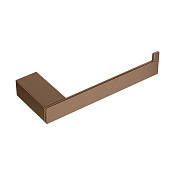 Boheme Qubic Держатель туалетной бумаги открытый, подвесной, цвет: brushed bronze 10735-BRB