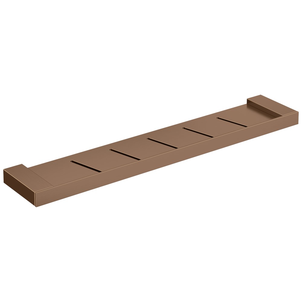 Boheme Qubic Полка подвесная 60 см, цвет: brushed bronze 10736-BRB