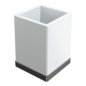 Boheme Qubic Стакан настольный, керамический, цвет: shine gun metall 10961-SGM