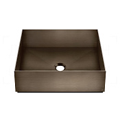 Gessi 316 Раковина чаша 40х12,5h см, без перелива и крепления, цвет: coffee bronze brushed PVD 54605#761