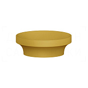 Gessi Origini Раковина чаша d44,5х15h см, без перелива, цвет: cristalplant matt ocra 66601#509