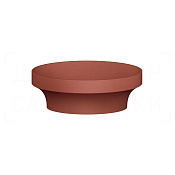Gessi Origini Раковина чаша d44,5х15h см, без перелива, цвет: cristalplant matt coral 66601#510