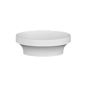 Gessi Origini Раковина чаша d44,5х15h см, без перелива, цвет: cristalplant matt white 66601#521
