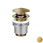 Gessi Донный клапан без перелива “Stop&Go”, цвет: gold brushed 01408#716
