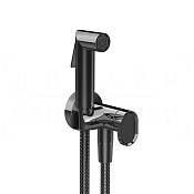 Gessi Perle Гигиенический душ без смесителя, с запорным клап., шланг 125 см, цвет: black metal PVD 56527#706