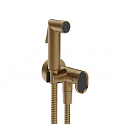 Gessi Perle Гигиенический душ без смесителя, с зап. клап., шланг 125 см, цвет: deep bronze brushed 56527#791