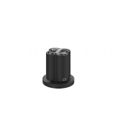 Gessi Ludovica Смеситель для раковины, без донного клапана и излива, цвет: matte black 76200#299