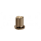 Gessi Ludovica Смеситель для раковины, без донного клапана и излива, цвет: coffee bronze brushed PVD 76200#761