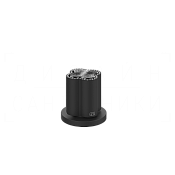 Gessi Ludovica Смеситель для раковины, без донного клапана и излива, цвет: matte black 76300#299