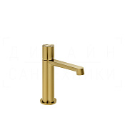 Gessi Ludovica Смеситель для раковины, с донным клапаном, излив 12,8 см, цвет: gold brushed 76351#716
