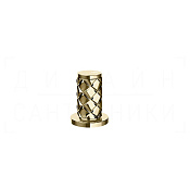 Gessi Pelle Tresse Смеситель для раковины, без донного клапана и излива, цвет: brass PVD 78100#710