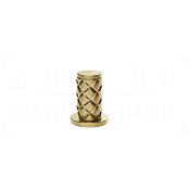 Gessi Pelle Tresse Смеситель для раковины, без донного клапана и излива, цвет: brushed brass PVD 78100#727