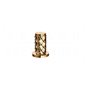 Gessi Pelle Tresse Смеситель для раковины, без донного клапана и излива, цвет: warm bronze PVD 78100#735