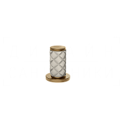 Gessi Pelle Tresse Смеситель для раковины, без д/к и излива, цвет: creme/deep bronze brushed PVD 78200#448