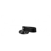 Gessi Pelle Laccetto Смеситель для раковины, без донного клап. и излива, цвет: nero/black metal PVD 78400#439