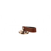 Gessi Pelle Laccetto Смеситель для раковины, без донного клап. и излива, цвет: red cherry/copper PVD 78400#444