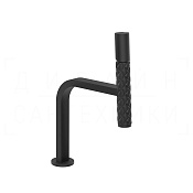 Gessi Pelle Tresse Смеситель для раковины, с донным клапаном, излив 17,2 см, цвет: matte black 78551#299