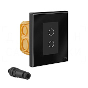 Gessi Сенсорная панель для управления хромотерапией с IP-разъемом, цвет: black metal PVD 01720#706