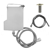 Gessi Система сбора воды для ручного душа с убирающимся шлангом, цвет: nickel PVD 01767#720