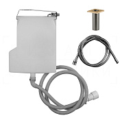 Gessi Система сбора воды для ручного душа с убирающимся шлангом, цвет: warm bronze PVD 01767#735