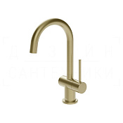 Gessi Pillar Taps Кран для одного типа воды, излив 11,7 см, цвет: brushed brass PVD 00915#727