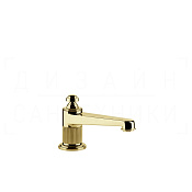 Gessi Venti20 Излив отдельностоящий для раковины 13,4 см, цвет: gold PVD 65021#246