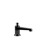 Gessi Venti20 Излив отдельностоящий для раковины 13,4 см, цвет: black metal PVD 65021#706