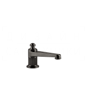 Gessi Venti20 Излив отдельностоящий для раковины 13,4 см, цвет: black metal brushed PVD 65021#707
