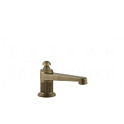 Gessi Venti20 Излив отдельностоящий для раковины 13,4 см, цвет: antique brass 65021#713