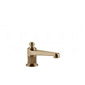 Gessi Venti20 Излив отдельностоящий для раковины 13,4 см, цвет: warm bronze brushed PVD 65021#726