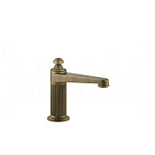 Gessi Venti20 Излив отдельностоящий для раковины 13,4 см, цвет: antique brass 65023#713