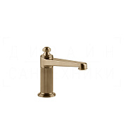 Gessi Venti20 Излив отдельностоящий для раковины 13,4 см, цвет: warm bronze brushed PVD 65023#726