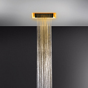 Gessi Afilo Встраиваемая часть потолочного душа 57002, 1 вид струи, хромотерапия, цвет: matte white 57301#279