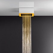 Gessi Afilo Встраиваемая часть с каркасом потолочного душа 57002, 1 вид струи, цвет: matte white 57303#279