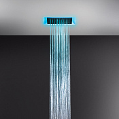 Gessi Afilo Встраиваемая часть потолочного душа 57004, 2 вида струи, хромотерапия, цвет: matte white 57305#279