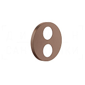 Gessi Outdoor Накладная панель для кнопок, цвет: copper brushed PVD 63222#708
