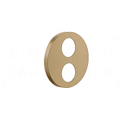 Gessi Outdoor Накладная панель для кнопок, цвет: warm bronze brushed PVD 63222#726