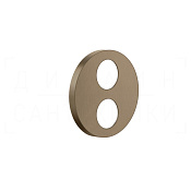 Gessi Outdoor Накладная панель для кнопок, цвет: coffee bronze brushed PVD 63222#761