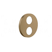 Gessi Outdoor Накладная панель для кнопок, цвет: deep bronze brushed PVD 63222#791