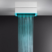 Gessi Afilo Встраиваемая часть с каркасом потолочного душа 57006, 1 вид струи, цвет: matte white 57403#279