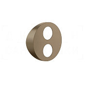 Gessi Outdoor Накладная панель для кнопок, цвет: coffee bronze brushed PVD 63220#761
