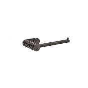 Gessi Pelle Держатель для туалетной бумаги открытый, подвесной, цвет: black metal brushed PVD 78555#707