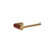 Gessi Pelle Держатель для туалетной бумаги открытый, подвесной, цвет: red cherry/warm bronze brushed 78655#431