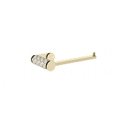 Gessi Pelle Держатель для туалетной бумаги открытый, подвесной, цвет: creme/brass PVD 78655#434