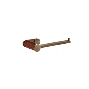 Gessi Pelle Держатель для туалетной бумаги открытый, подвесной, цвет: red cherry/coffee bronze PVD 78655#447