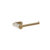 Gessi Pelle Держатель для туалетной бумаги открытый, подвесной, цвет: creme/deep bronze brushed PVD 78655#448