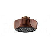 Gessi Perle Верхний душ d42,1 см, без кронш., с подсветкой, 1 вид струи, цвет: copper brushed PVD 57400#708