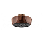 Gessi Perle Верхний душ d42,1 см, без кроншт., с подсветкой, 2 вида струи, цвет: copper brushed PVD 57402#708