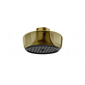 Gessi Perle Верхний душ d42,1 см, без кронш., с подсветкой, 2 вида струи, цвет: brushed brass PVD 57402#727